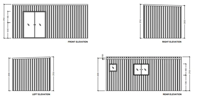 Brighton Portable Home Elevation