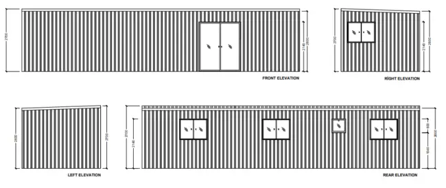 Balmoral Portable Home Elevation