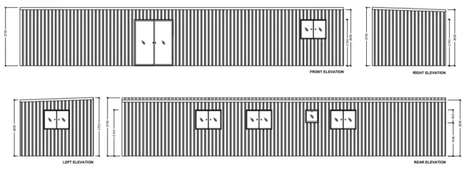 Bronte Portable Homes Elevation