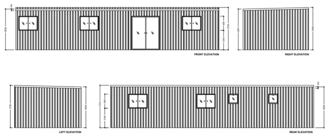 Cable Portable Homes Elevation