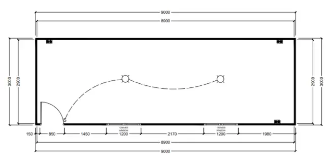 Coorong Portable Home Floor Plan