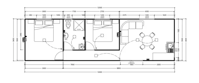 Lorne Portable Home Floor Plan