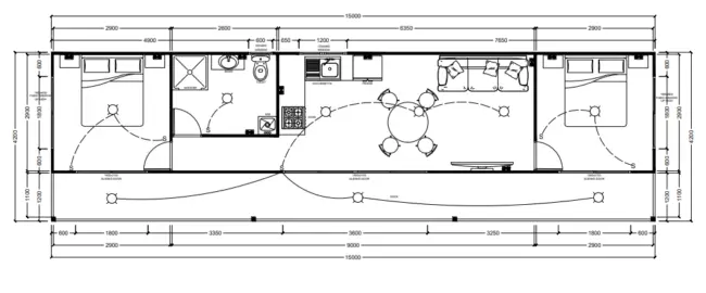 Manly Portable Homes Floor Plan