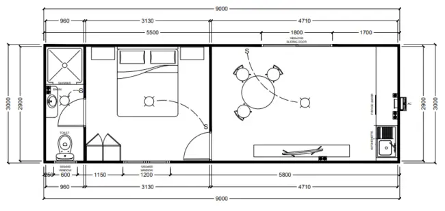 Watsons Portable Home Floor Plan