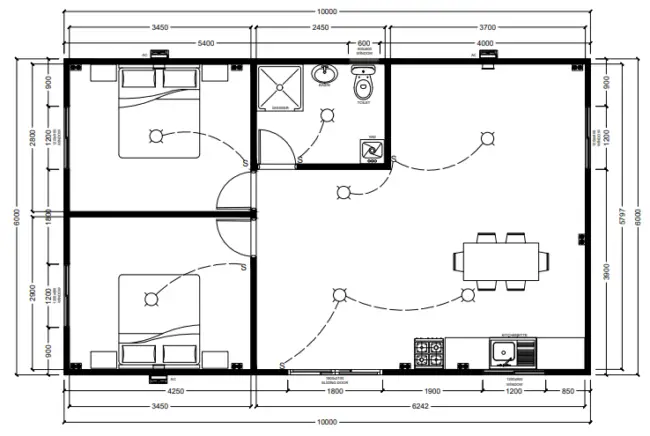 Burleigh Portable Home Floor Plan